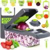 16 In 1 Multifunctional Vegetable Chopper Handle Food Grate Food Chopper Vegetable Slicer Dicer Cut Kitchen Items Cocina