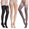 80D Velvet Lace Thigh-High Stockings - Non-Slip Women's Over-the-Knee Socks for Spring & Autumn