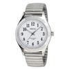 Klefer TE-AM011-WTS Men's Analog Waterproof Watch with Metal Strap, Silver