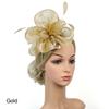 Hat Royal Ascot Race Wedding Fascinator Hats Headwear Cocktail Tea Party Feather Flower Headband