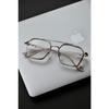 Blue Light Protective Glasses Unisex Screen Glasses Varies Optical Compatible Lens Vintage Smoked Frame
