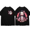 Demon Slayer Kimetsu No Yaiba Kamado Tanjiro Nezuko Agatsuma Zenitsu Anime T-shirt Harajuku Hip-hop Casual Graphic T Shirts