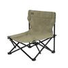 BUNDOK Low Chair BD-117KA with Storage Case Khaki