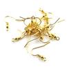 500 Pcs Earring Hooks Metal DIY Earring Hooks DIY Jewelry Accessories for Earring Making Gold