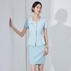 Professional Women's Short Sleeve Suit for Reception & Salon Staff