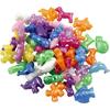 Assortment of Plastic Beads In a Variety of Colors and Shapes and with a Glossy Finish. Ref 618230
