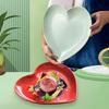 Creative Heart Ceramic Dinner Cooking Dishes Home Barbecue Salad Plate Oven Dessert Cake Plate Hotel Restaurant Tableware Modern