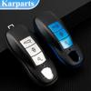 For Porsche Boxster 986 987 981 Cayenne 911 996 Macan Panamera Leather TPU Car Remote Smart Key Case Protective Cover Shell Holder