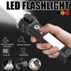 5000LM Portable Rechargeable Flashlight With Side Light, Safety Hammer, Lifesaving, Hiking, Camping, Multi-Functional LED Flashlight