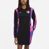 Air Jordan Paris Saint Germain Casual Sports Knit Long Sleeve Dress Women Dresses Black CZ7502-010