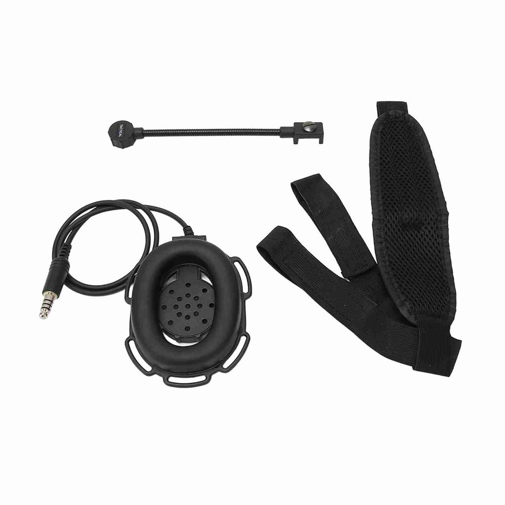 Walkie Talkie Headset U94 PTT Handheld Radio Unilateral Headphones Adapter with Microphone for