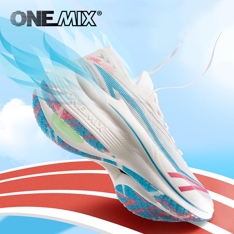onemix New Carbon Plate Marathon Running Shoe Pro Tests Stable Support For Shock-absorbing Ultralight Bounce Sneakers