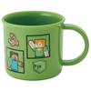 Lunch Box Plastic Cup, 200ml, for Kids, Antibacterial, Dishwasher Safe, Made In Japan, Minecraft KE4AAG-A