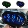 Универсальные ЖК-цифровые автомобильные часы с подсветкой приборной панели, термометр для автомобиля