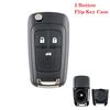 3 Button Car Remote Key Fob Case for Opel/Vauxhall Astra J 2009 2010-2015 Fit Vauxhall VIVA 2015-2018 Replacement Accessories