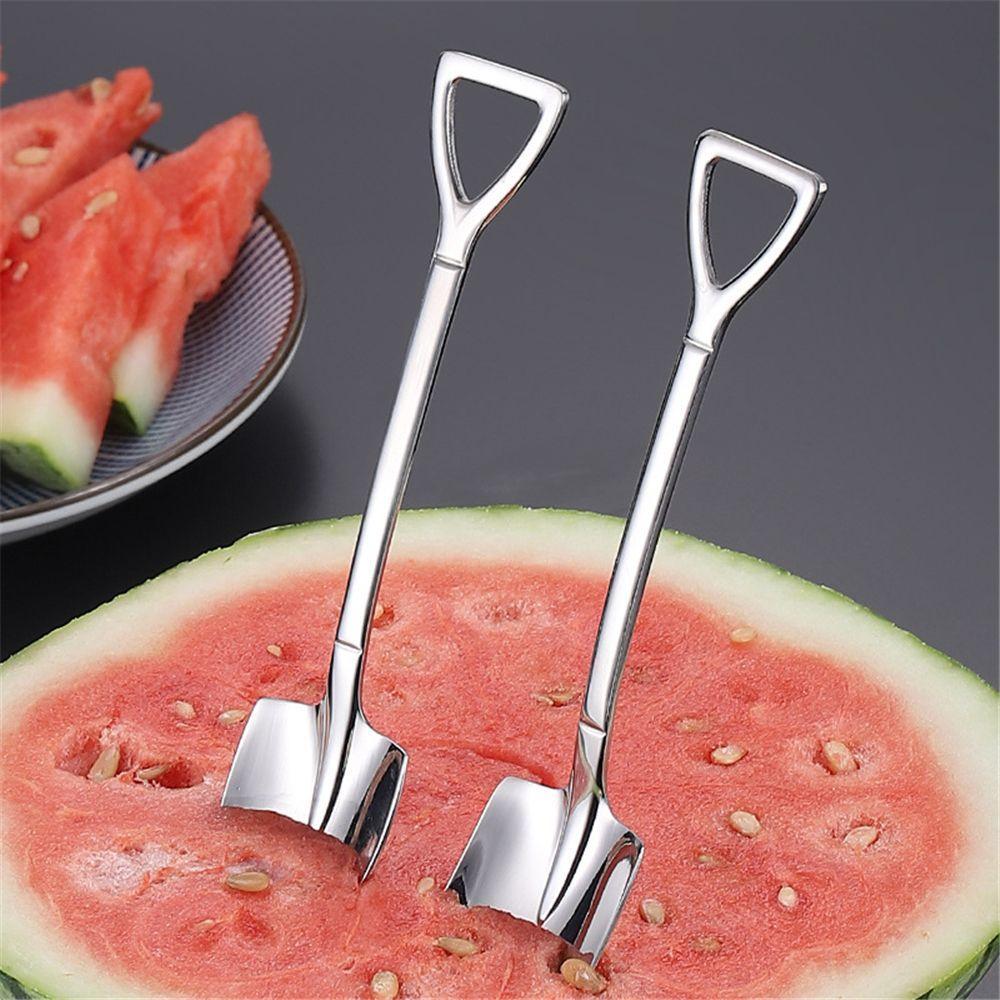 Watermelon Spoon Pure Titanium Tableware Stainless Steel Retro Shovel Dessert Spoon Coffee Spoon