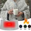 Heated Blanket Shawl 3Heating Level Heated Shawl Throw Blanket Wearable USB Charging Heated Poncho Throw Blanket for Home Office