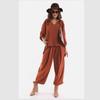 Thick Corduroy Oversize Flowy Front Pleated Stylish Casual Retro Baggy Trousers