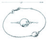 Les Trésors De Lily [K5190] - Silver Bracelet 'Goddess' Silver White (rhodium-plated) - 8 Mm