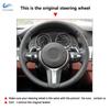 For BMW M Sport F30 F31 F34 F45 F46 F22 F23 M235i M240i X1 F48 X2 F39 Perforated Leather Steering Wheel Cover Trim
