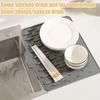 Large Size Dish Drying Mat Non-slip Tableware Drainer Pad Silicone Drainage Mat  Kitchen Utensils