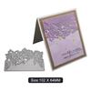 Greeting Card Flower Border Metal Silvery Stencil Embossing Cutting Dies For Diy Scrapbooking Paper Album Cards Making