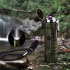 Outdoor Waterproof USB Charge Portable Lighter LED Flashlight Camping Torch
