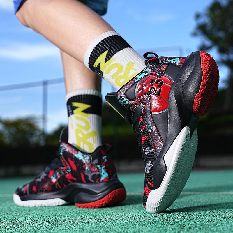 Foreign Trade Boys Basketball Shoes Men's Summer Sports Shoes Student Sports Shoes Women's Casual Net Shoes Kobe Combat Boots of the Same Style