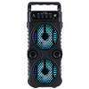 Outdoor Portable Wireless Speaker Dual 3 Inches Music Stereo Subwoofer Bass Usb Power Supply For Dancing Party Family Karaoke