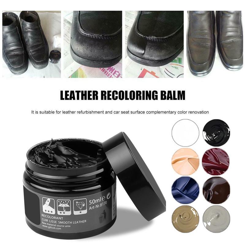 50ml Auto Advanced Leather Repair Cream Repair Filler Sofa Car Seat Leather Complementary Repair Refurbishing Car Polishing Kit