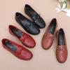 Spring Non-slip Elderly Flat Shoes Elderly Comfortable Single Shoes Soft-soled Shoes Leather Shoes Middle-aged and Elderly Women's Shoes