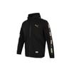 Puma FW22 Logo Print Zip Hoodie Jacket Unisex Jackets Black 539532-01
