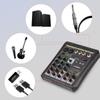6 Channel Audio Mixer 48V Phantom Power OTG Mixing Console USB MP3 Player with Recording BT Sound