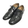 Italy Made/JOHNSTON & MURPHY/Straight Tip Cap Toe Shoes/8.5M/26.0-26.5/Black/