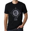 Men’s Vintage Tee Shirt Graphic T Shirt No Wrong Way Zen Deep Black