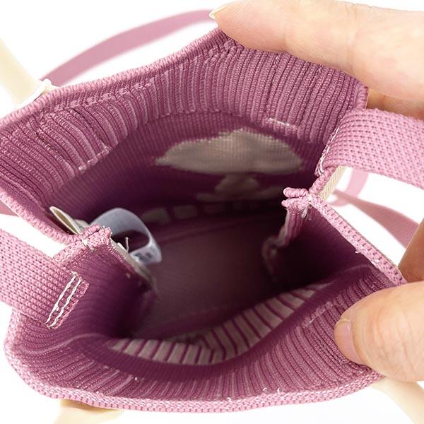 SNOOPY Silicone Handle 2WAY Mini Tote Bag Beige Rootote Smartphone Shoulder SNOOPY