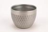 Titanium Hammered Sake Cup (double Structure)