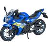 MLTUN MAKAN 1:12 GSX-250R Motorcycle Proportional Model, Diecast Metal Model for Collection, Gift (Blue)