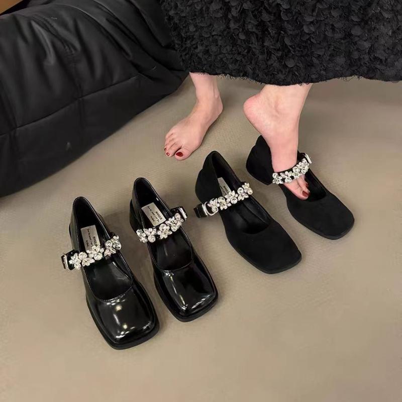 Fashion Designer 2025 New Women Heeled Shoes Luxury Crystal Sqaure Toe High Heels Sandals Dress Party Heeled Shoes Summer Woman Pumps