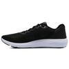 Charged Pursuit 2 Round Toe Comfortable Fabric Low Top Running Shoes Men Sneaker Black White 3023865-001