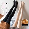 Women's Autumn/Winter Thickened Velvet Leggings: Slimming Bare-Leg Look, One-Piece, Imitation Nylon, Large Size Flesh-Colored Pantyhose.