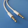 3.5mm Male To Male Auditory Cable 4 Pole Gold Plated for Stereo and Microphone Wide Compatibility For Car Headphone