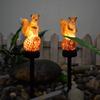 Solar Garden Lawn Light Resin Squirrel Ground Light Waterproof Outdoor Garden Landscape Spotlight LED Light Lighting Decoration