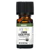 Organic Pure Essential Oil, Lemon Eucalyptus, 0.25 Fl Oz (7.4 Ml)