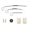 Front Right Window Repair Kit for Volkswagen Golf
