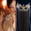Chain Wedding Mask Pearls Women Mysterious Veil Retro Anonymous Face Cover Gift