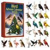 Bird Advent Calendar 2025 24 Days Christmas Countdown Calendar with Acrylic