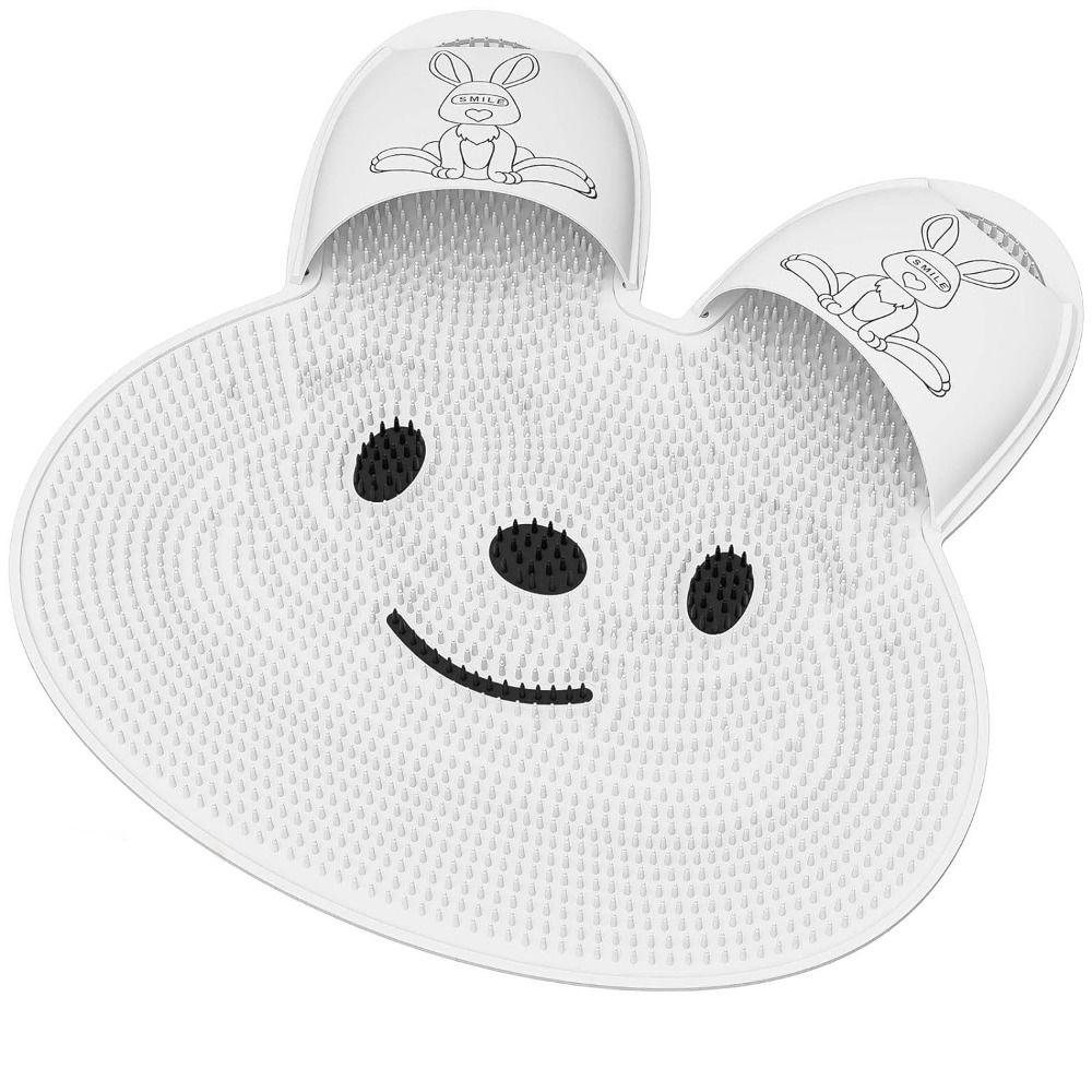 Creative Massage Shower Pad Cute Non-slip Bath Rug Shower Foot Scrubber Mat Bathing Accessories