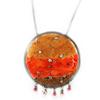 [E0681] - Orange 'Thalassa' Designer Necklace