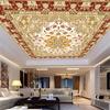 Wallpaper 3d Golden European Pattern Style Suspended Ceiling Wall Mural Background Wall 3d Mural